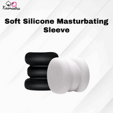 Soft silicone masturbating sleeve by Kaamastra β stretchable and body-safe